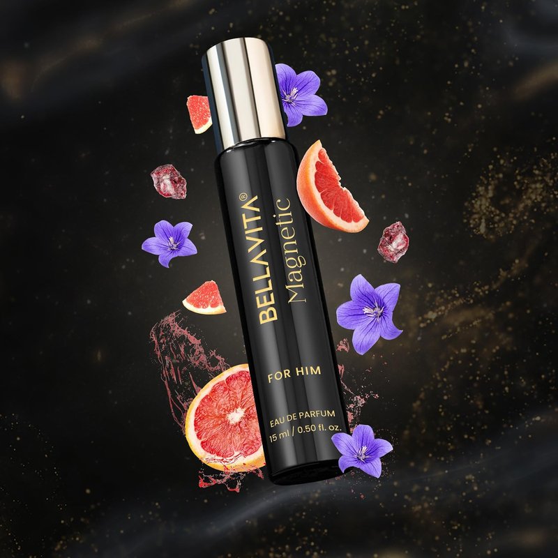 Bellavita Luxury Mood Collection Perfume Gift Set with Alpha, Magnetic, and Fantasy | 45ml | Perfume for Men | Bergamot, Caramel, and Saffron Notes | Long Lasting Men's Fragrance