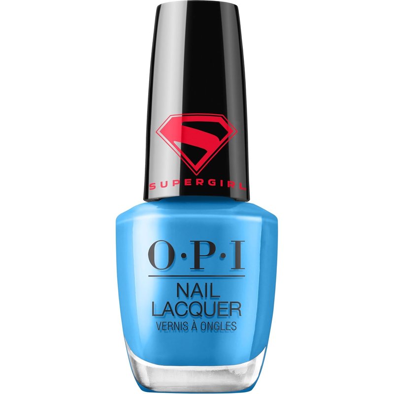 OPI Nail Lacquer - Chip Resistant Nail Polish | Fast Drying Crème, Shimmer & Glitter | Supergirl Limited Edition