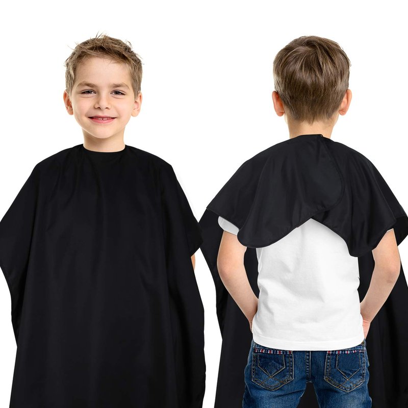 Geyoga 2 Pcs Kids Barber Cape Kids Hair Cutting Capes for Salon Waterproof Apron for Haircut 47. 3 x 31. 5 Inch