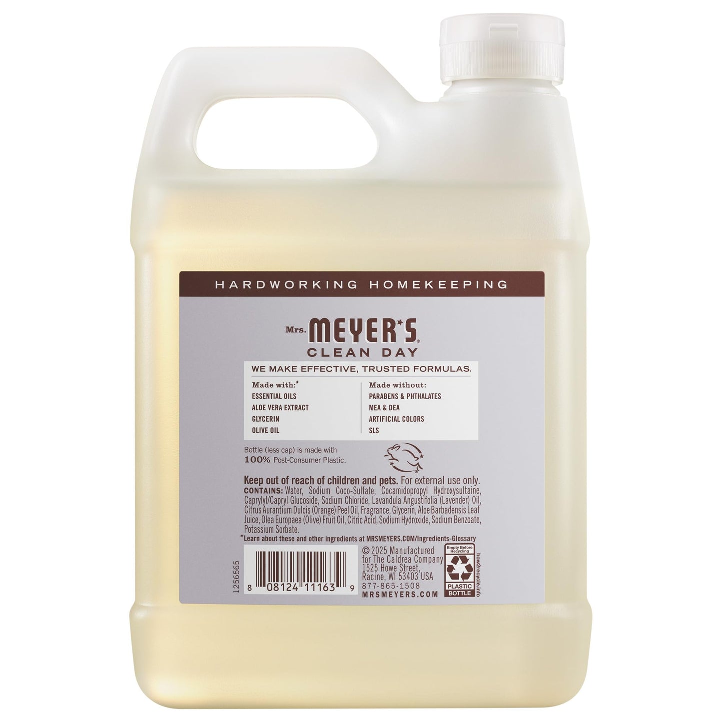 Mrs. MEYER'S CLEAN DAY Hand Soap, Refill Variety Pack Soaps Made to Clean and Freshen Hands