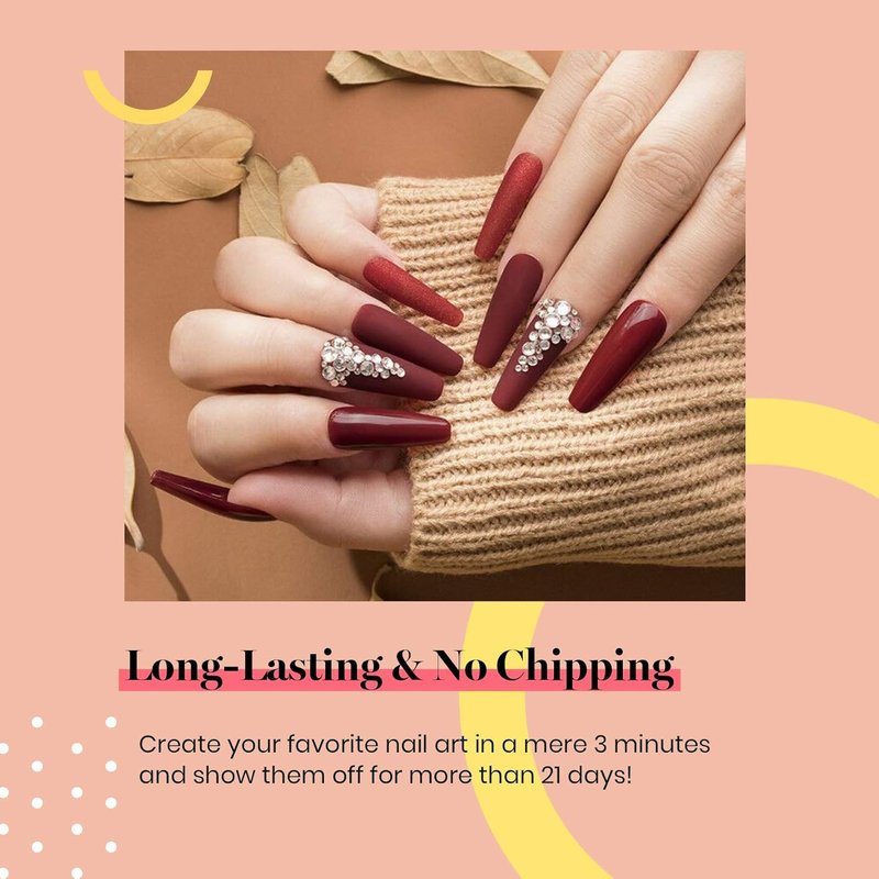 Beetles Burgundy Red Gel Polish - Maroon Dark Plum Color for UV Lamp | 15ml Soak Off Manicure at Home