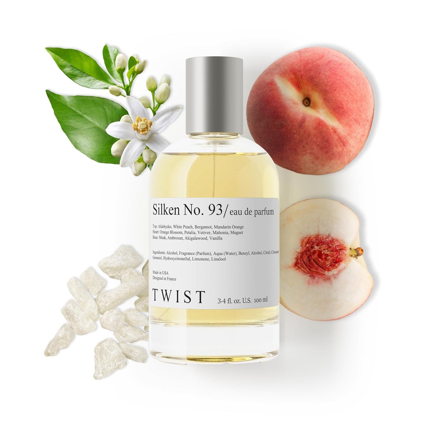 Twist Silken No. 93 | Long-Lasting Women's Perfume Inspired by D. Marly's Valaya - 100 ml Spray