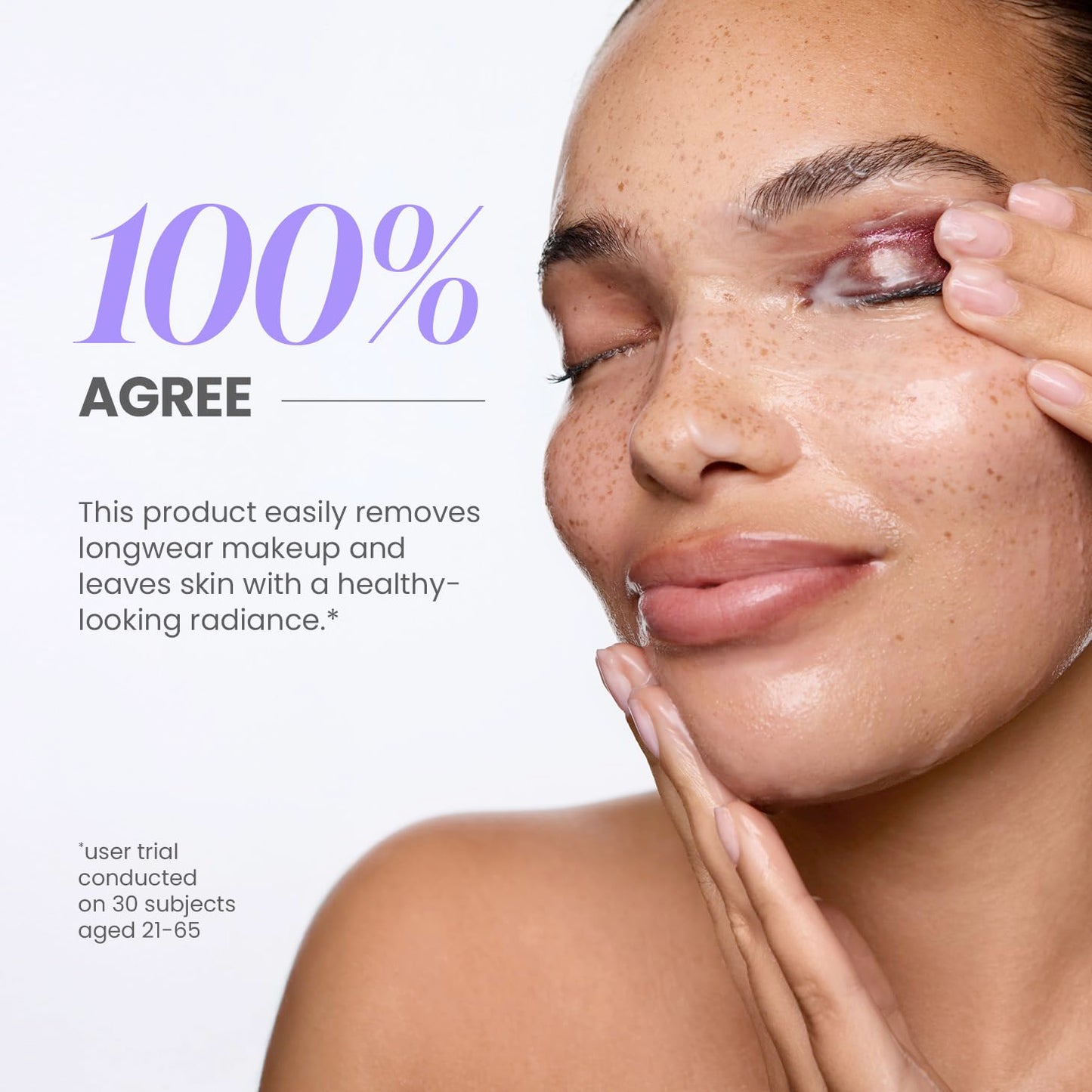 Wonderskin Cleansing Balm - Gentle Balm to Milk Makeup Remover | Hydrating Face Cleanser with Centella & Chamomile