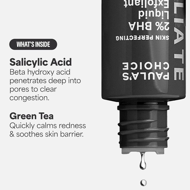 Paula's Choice Skin Perfecting 2% BHA Liquid Exfoliant - Salicylic Acid Facial Polish for Pores & Fine Lines | Fragrance-Free
