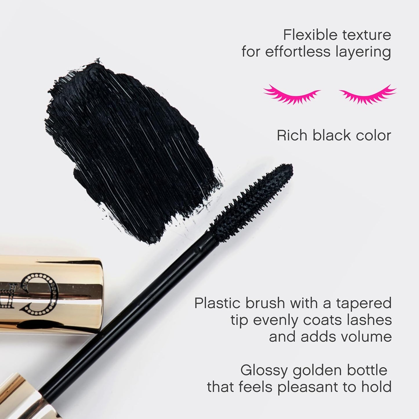 Vivienne Sabó Cabaret Premiere Black Mascara - Volume & Length, Smudge-Proof, 0.3 Fl Oz | Cruelty-Free