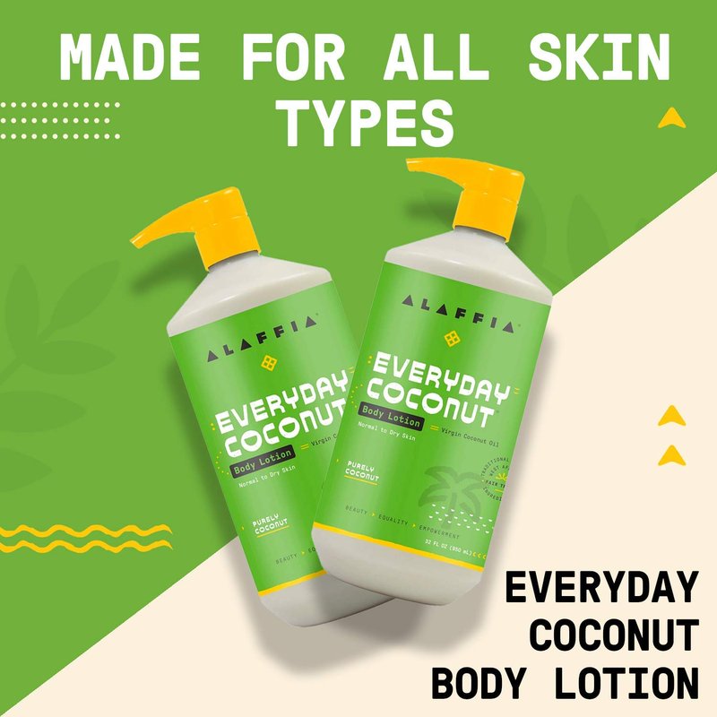 Coconut Hydrating Body Lotion - Moisturizing Support for Normal to Dry Skin | Coconut Lime, 32 Fl Oz