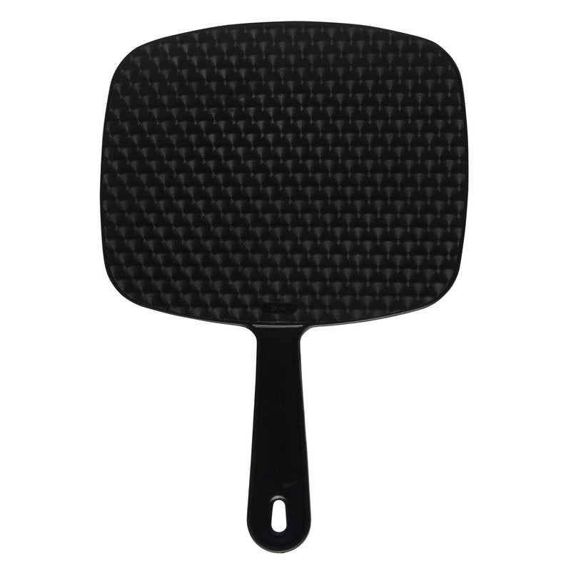Diane Professional Quality Hand Mirror – Hand Held Mirror with Handle, Single Sided Vanity Makeup Mirror for Women, Men, Salon, Barber, Shaving, and Travel, Medium 7.5" x 10.75" In Black