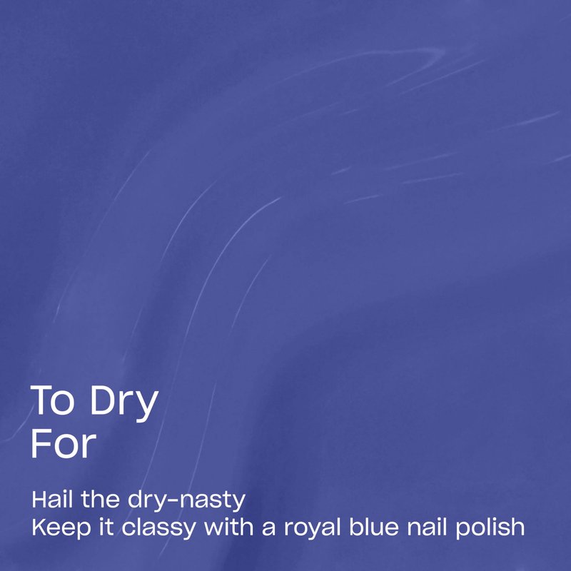 OPI RapiDry To Dry For | Opaque Dark Blue Crème Quick Dry Nail Polish | Vegan, Smudge Proof, Fast Drying