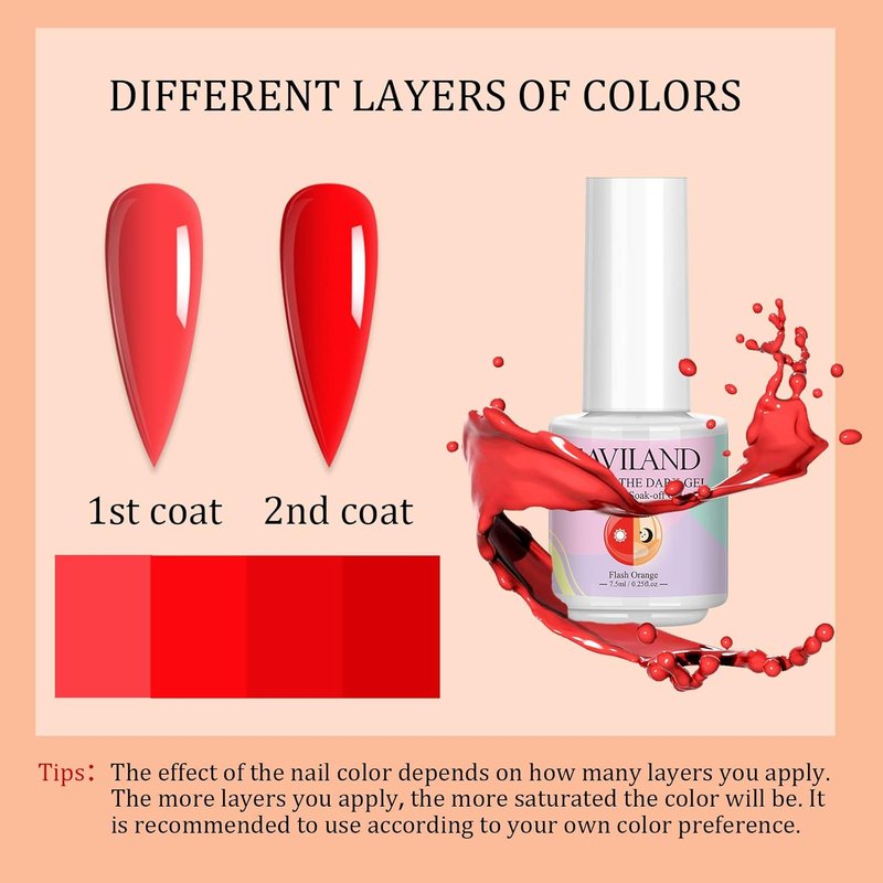 SAVILAND Glow in The Dark Gel Nail Polish Set | 12 Luminous Neon Colors for DIY Nail Art