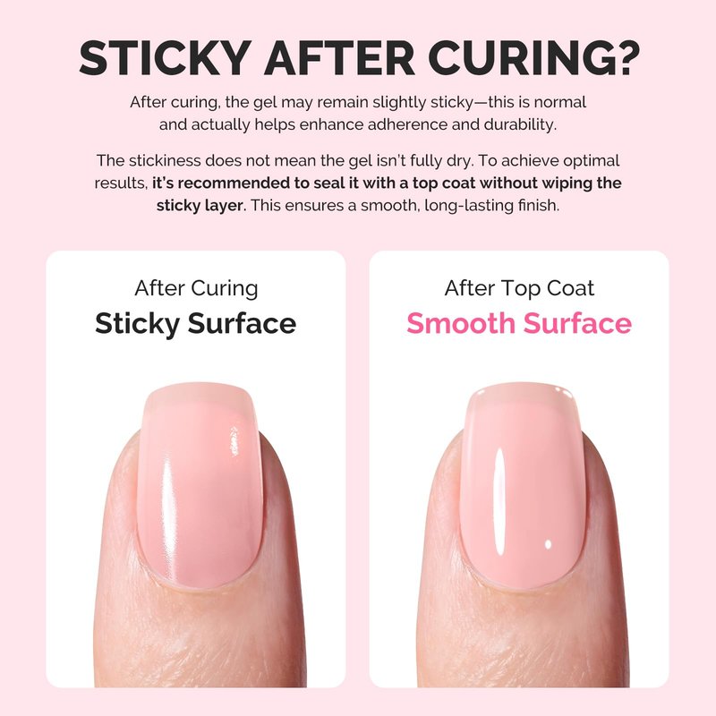MelodySusie Clear Builder Nail Base Gel for Nails Thickening, Soak Off UV Extension Gel, Rhinestone Nail Glue in a Bottle for Nail Art Design Salon DIY Manicure at Home Gift for Women