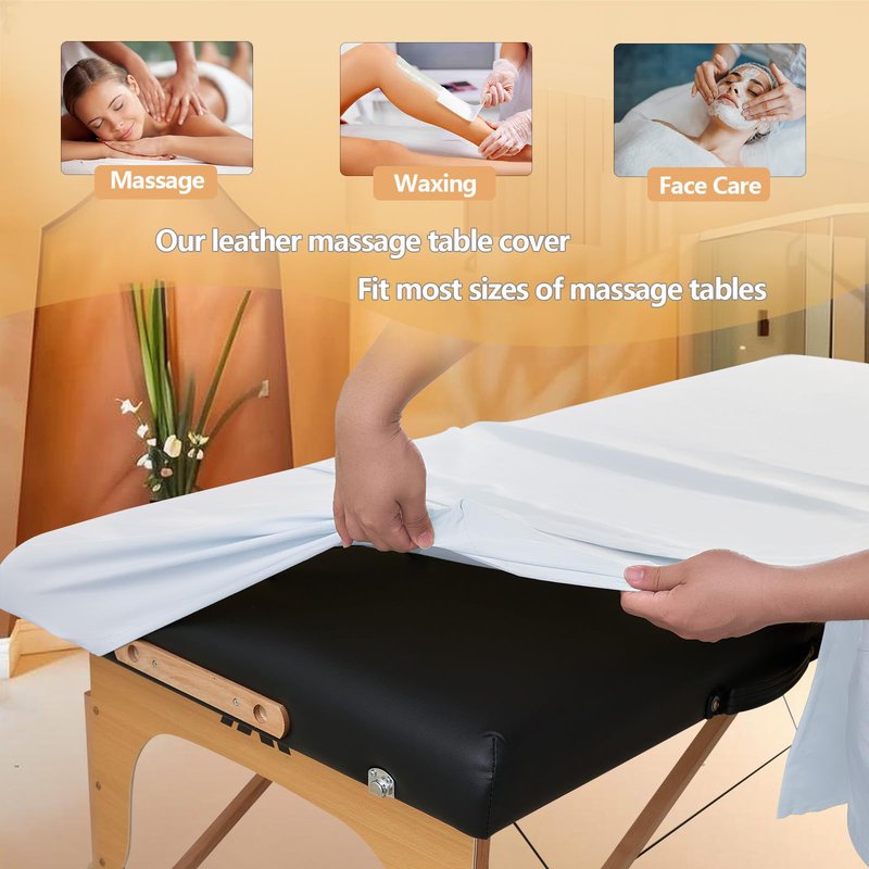 4 Sets Extra Thick Massage Table Sheets Sets Soft Premium Microfiber 3 Piece Set Massage Sheet Set for Salon Spa Bed Include Fitted Covers Flat Sheets Face Cradle Cover