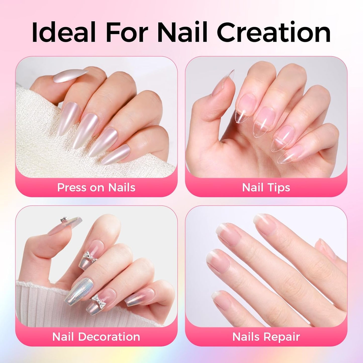 Strong Nail Glue - 30ML Quick-Drying Adhesive for Press-On & Acrylic Nails | Long-Lasting Formula