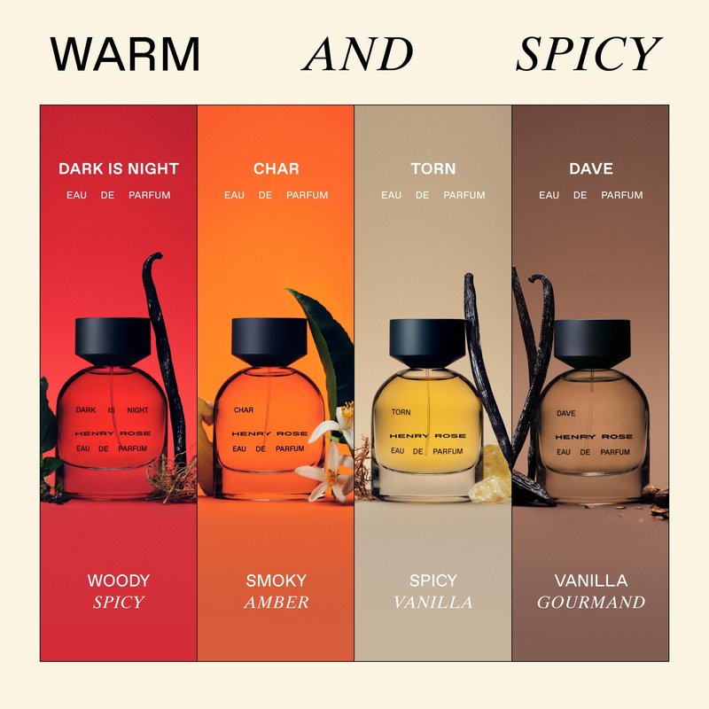 Henry Rose Full Collection Discovery Set - Travel Size Perfume Set with Clean, Gender-Inclusive Eau de Parfum Scents - Natural, Non Toxic, and Cruelty-Free Fragrance Gift (12 ct)