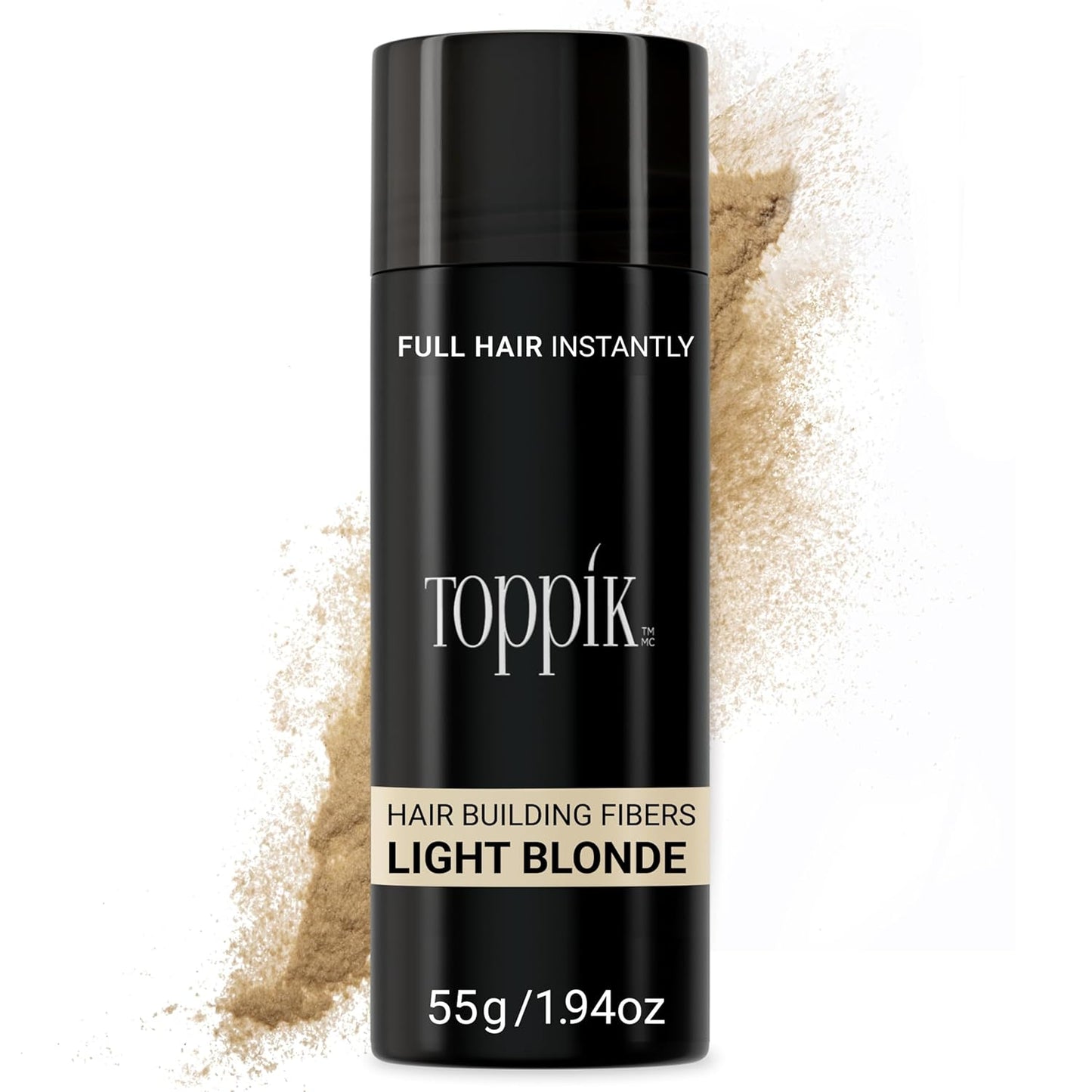 Toppik Hair Building Fibers - Instantly Thicker & Fuller Hair | 9 Shades Available, 4 Size Options