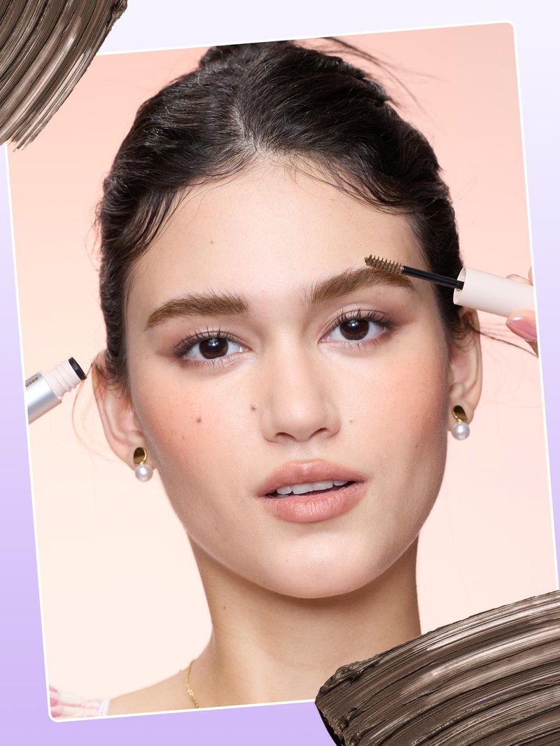 SHEGLAM Airy Tinted Volumizing Brow Mousse Eyebrow Cream Gel Highly Pigmented Shaping Filling Water Removal-Chocolate
