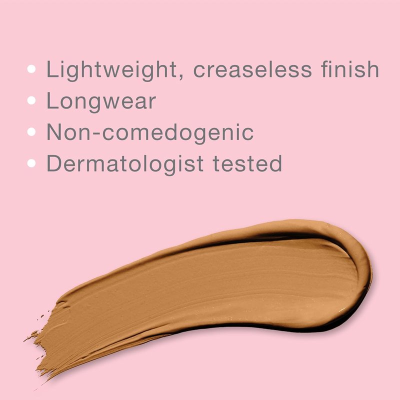 Neutrogena Healthy Skin Concealer - Radiant Brightening Cream with Peptides & Vitamin E | Hazelnut Medium 01, 0.24 oz