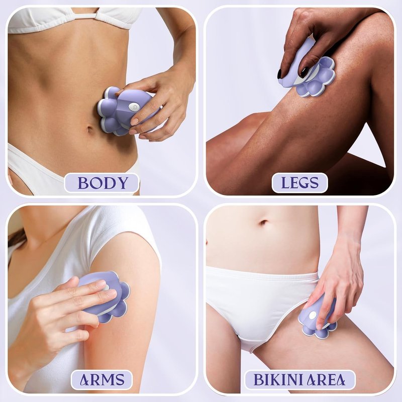 Electric Razors for Women - 7D Fast & Painless Full-Body Shaver for Smooth Skin | Waterproof Wet/Dry Use, Travel Cover Included