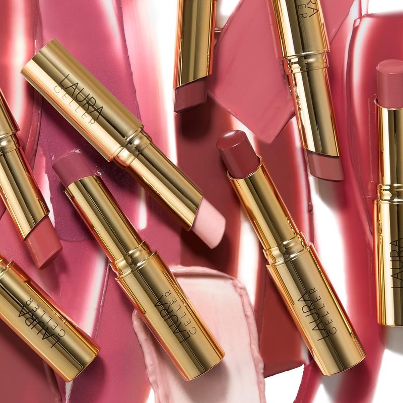 Laura Geller Jelly Balm Tinted Lip Color - Hydrating Plum Happy Shade | Moisturizing Vitamin E Formula