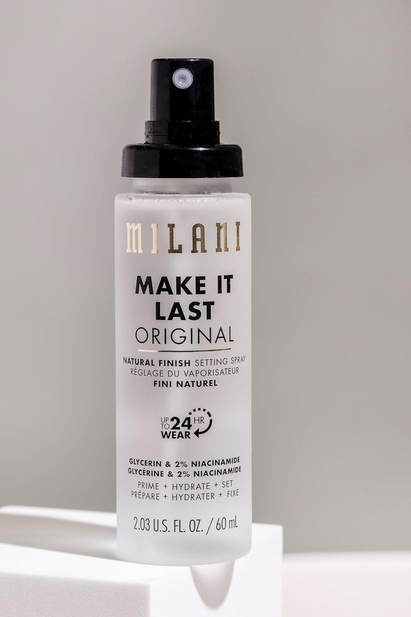 Milani Make It Last Setting Spray - 3-in-1 Natural Finish Primer & Setting Spray | Bright Side Makeup Primer