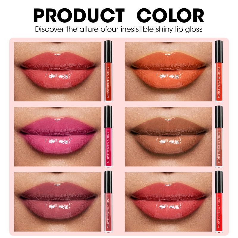 AZEN 100 Pack Lip Gloss Bulk Set, Shimmery Lip Gloss for Women and Girls With Rich Varied Colors, Mothers Day Gifts for Women