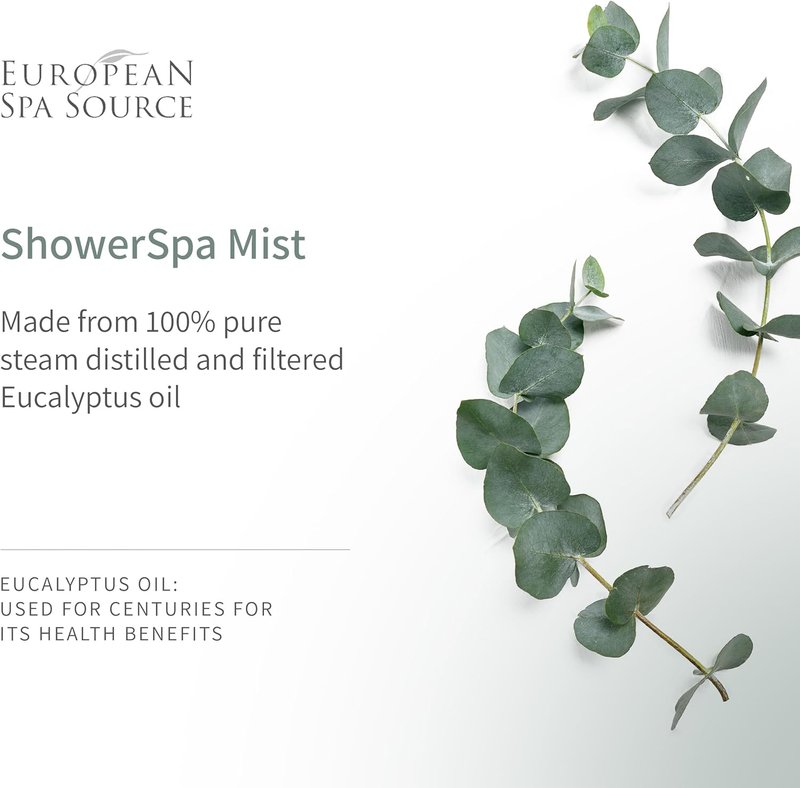 Eucalyptus Shower Spa Mist Spray - Aromatherapy for Sinus Congestion Relief | 4 fl oz