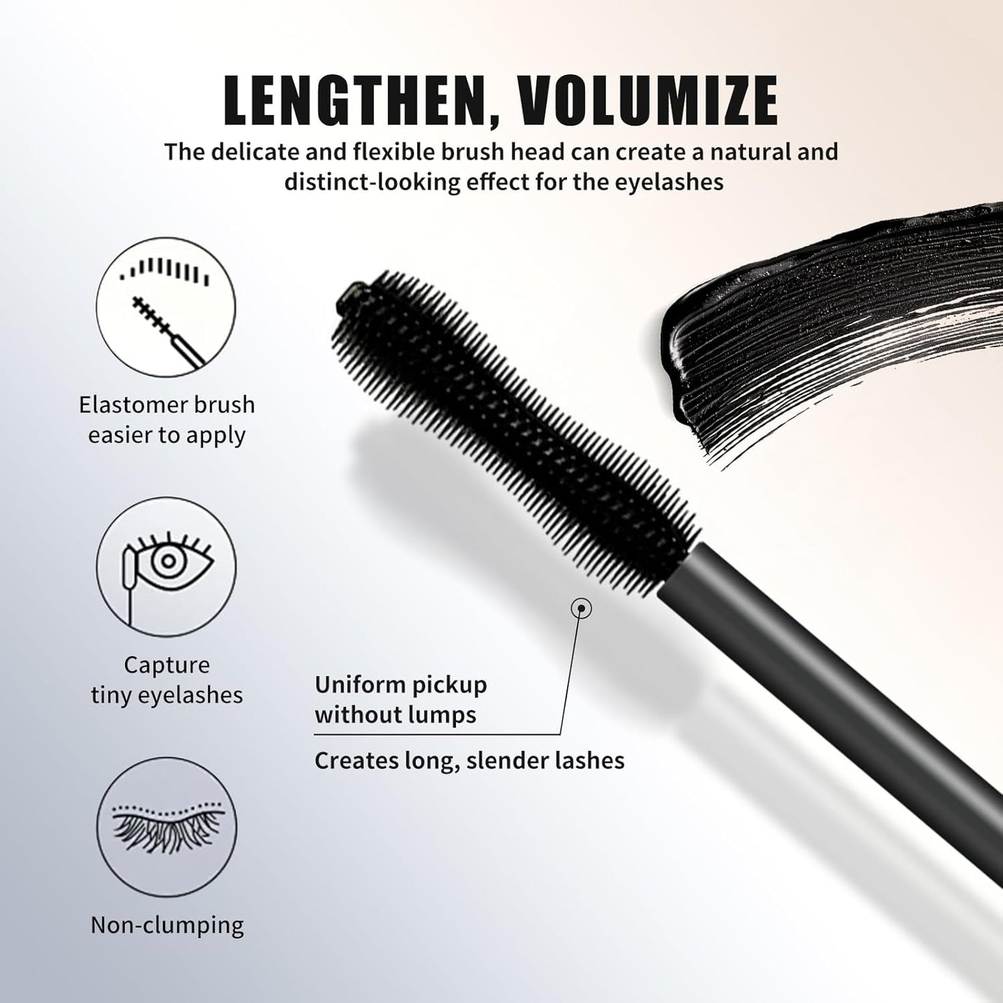 Sky High | Telescopic Tubing Mascara for Women 60+ - Waterproof, Nourishing, Clump-Free & Long-Lasting Definition
