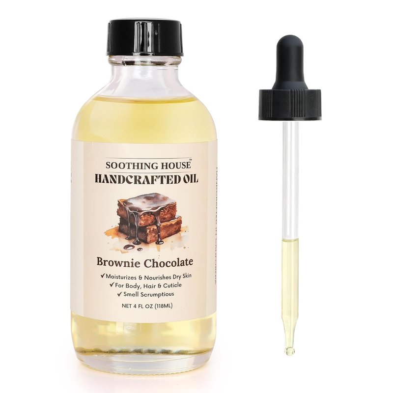 Brownie Chocolate Body Oil - Moisturizing Body Oil for Soft, Glowing Skin | 4 Fl Oz