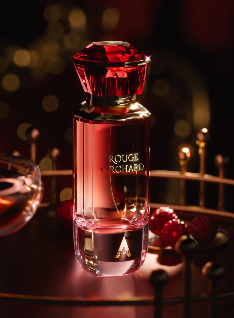 Atralia Rouge Orchard Eau de Parfum 100ml – Fruity Floral Perfume for Women, Raspberry, Rose, Cherry, Vanilla & Patchouli, Long Lasting Elegant Feminine Fragrance