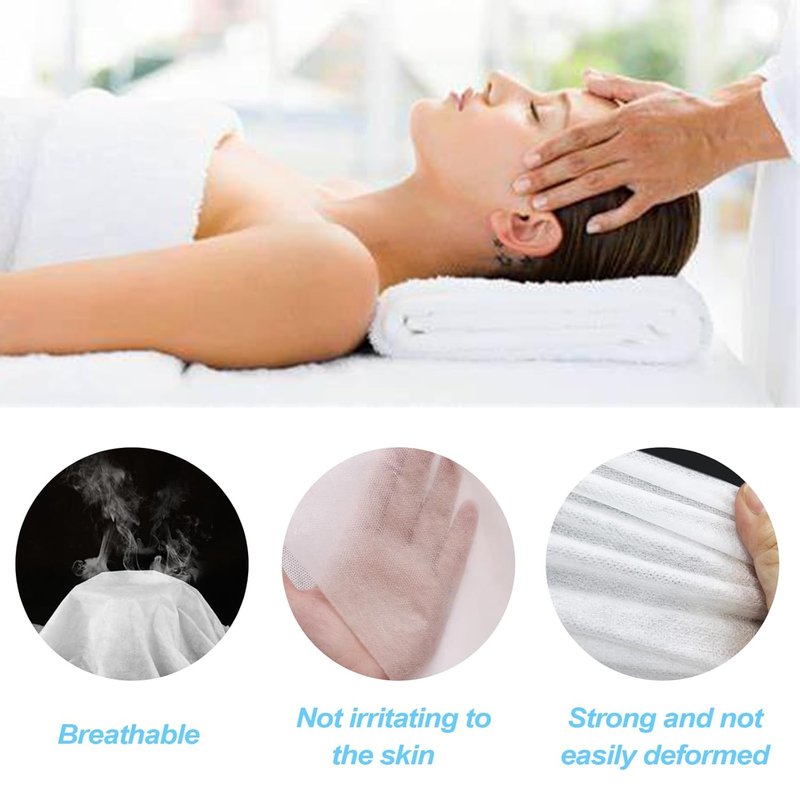 Skiennix Disposable Massage Table Sheets - 200 Pcs Non-Woven Fabric Covers | 31''x71'' White