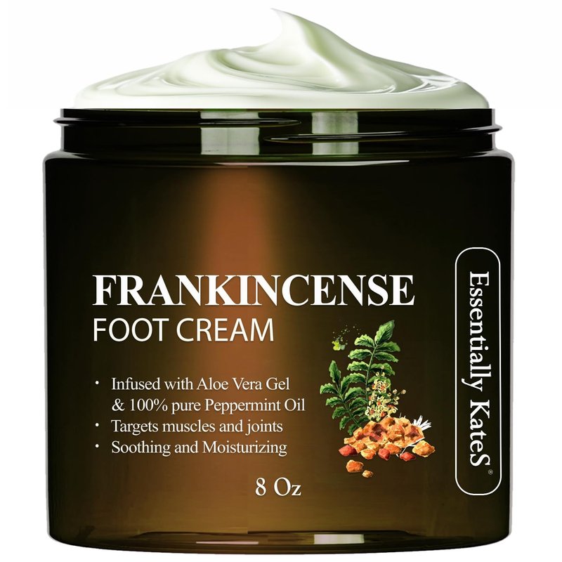 Frankincense Oil Foot Cream - Relieve Soreness & Stiffness in Tired Feet | 8 Fl Oz