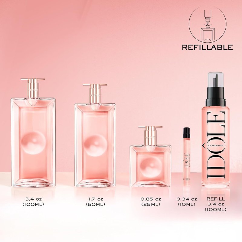 Lancôme Idôle Eau de Parfum - Long-Lasting Fresh Floral Fragrance with Bergamot, Jasmine & Vanilla | 1.7 oz