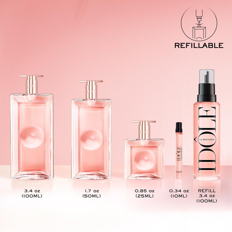 Lancôme Mother's Day Mini Perfume Gift Set, Includes Idôle and Peach 'N Roses Eau de Parfum, Long Lasting Women's Fragrances, Notes of Bergamot, Citrus, Rose, Jasmine, and Vanilla, Floral & Sweet