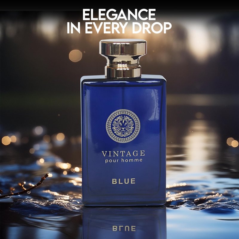 A CENTER Men's Cologne Gift Set 4 x 3.4 FL oz|Luxury perfume with Premium Presentation Box|Perfect Valentine's Day Gift for Him|Long Lasting Fragrance(CoolOceanM&Vintag&Amazing&Aqua)