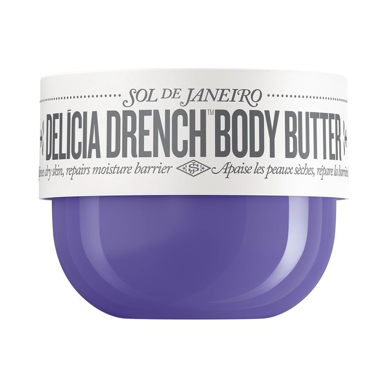Delicia Drench Body Butter - Hydrating Brazilian Body Cream for Soft Skin | 8.1 oz
