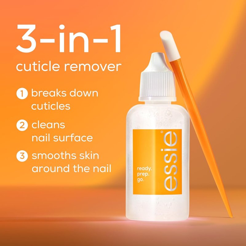 Essie Cuticle Remover - Vegan Formula Advanced Softener for Healthy Nails | 1 Fl Oz