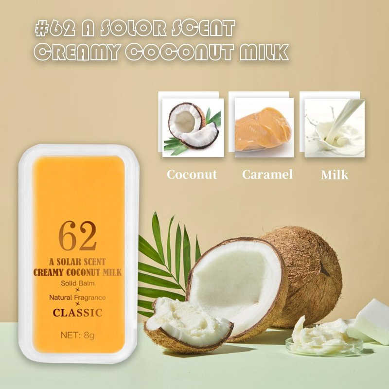 gcdat 3 PCS Solid Balms Set Solid Perfume Portable Pocket Balm Perfume Perfect for Travel Use Natural Fragrance Parfum for Women