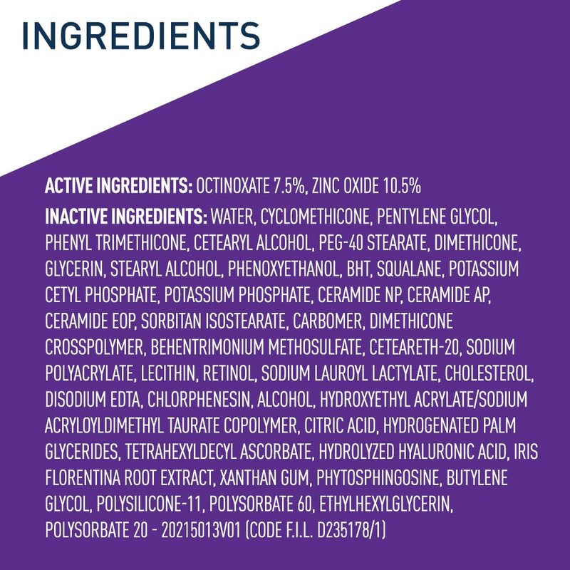 CeraVe Anti-Aging Face Cream SPF 30 - Retinol & Hyaluronic Acid, 1.76 oz | Hydrating Anti-Wrinkle Moisturizer