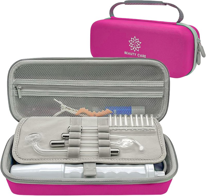 High Frequency Wand Case - Hard Protective Storage for Skin Therapy Wand | Compatible with Nuderma, Houzzi, Uupas, Titoe