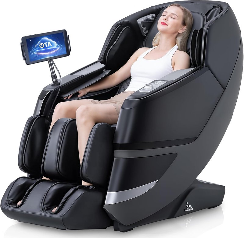 MassaMAX 2026 4D Massage Chair - Full Body Recliner with AI Voice Control & 27 Auto Modes | Zero Gravity & Heating Features