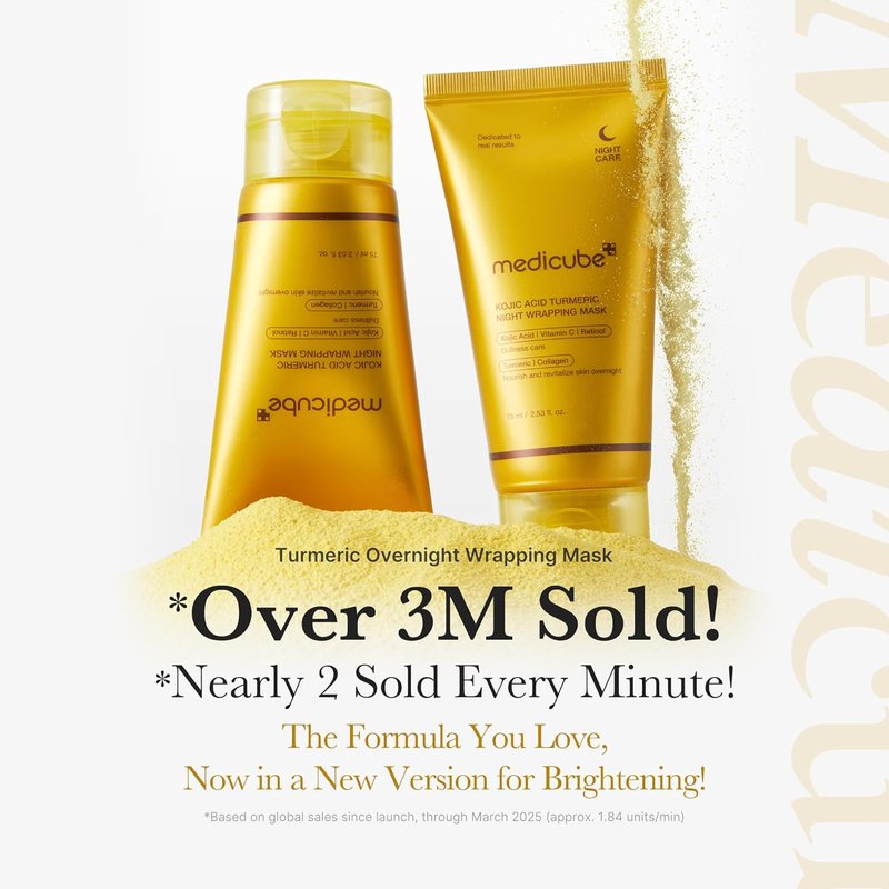 Kojic Acid Turmeric Overnight Peel Off Mask - Brightens & Defends Skin Stress | 2.53 fl. oz.