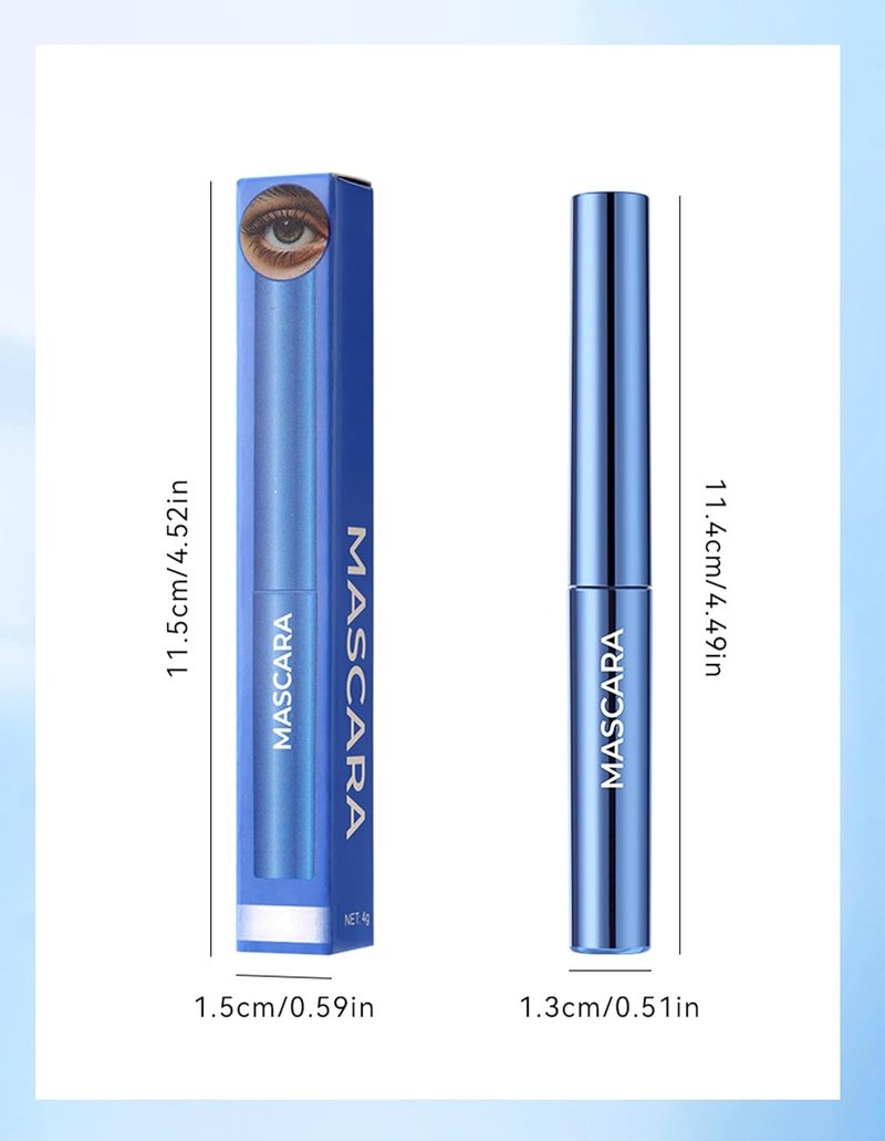 Erinde Mascara for Mature Women | Waterproof, Clump-Free, Extreme Length & Volume - Brown