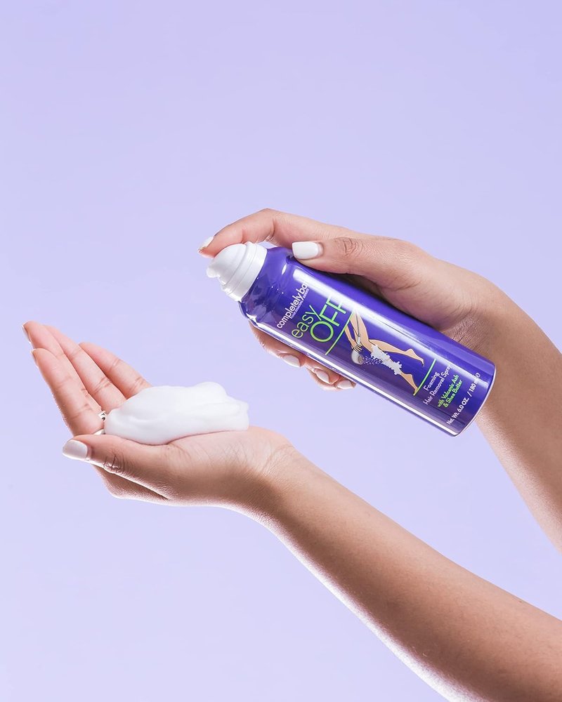 Completely Bare Foaming Hair Removal Spray - Shea Butter & Aloe Vera | 5.8 OZ
