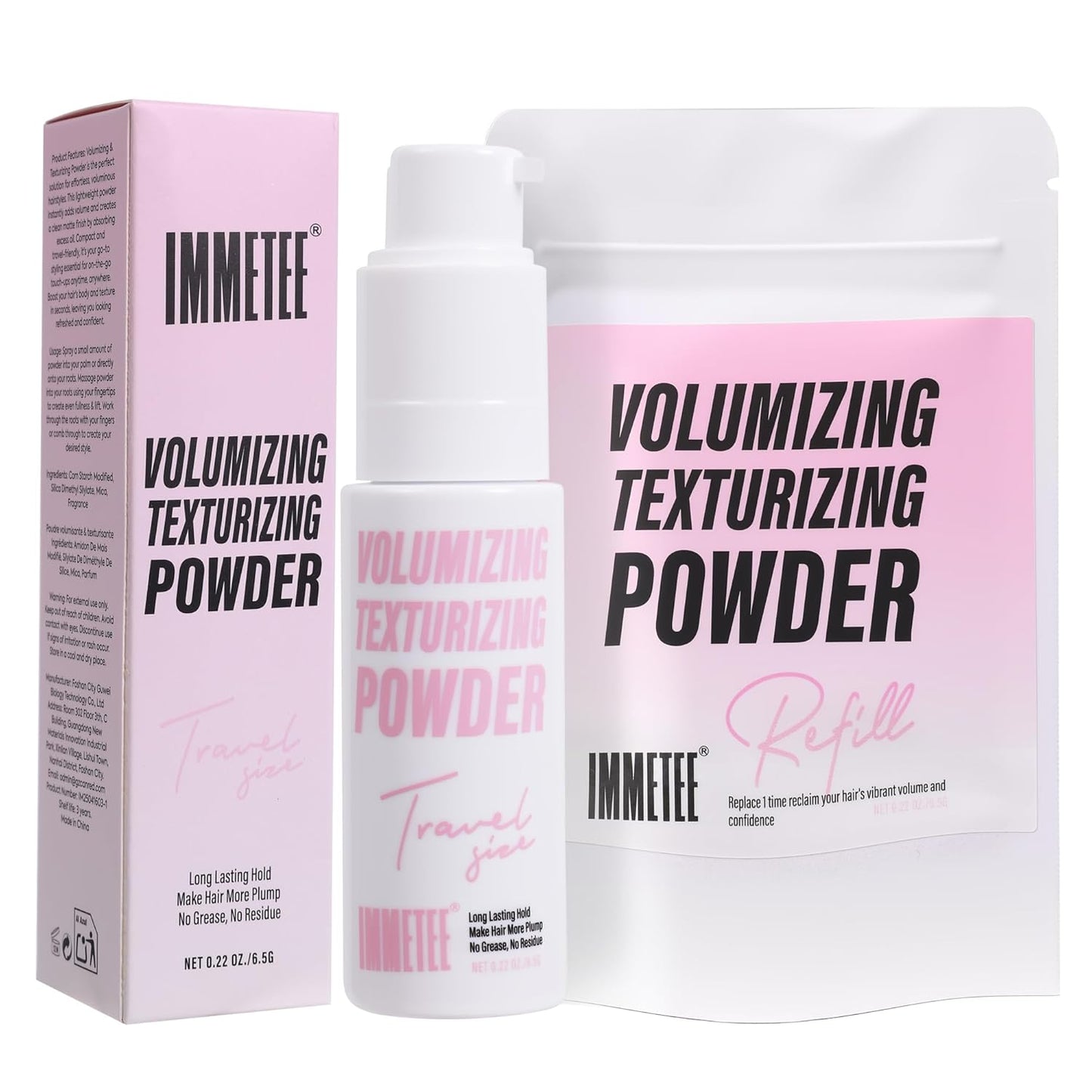 Texture Powder for Men & Women - Root Lifting Hair Styling | Refillable 13g Citrus
