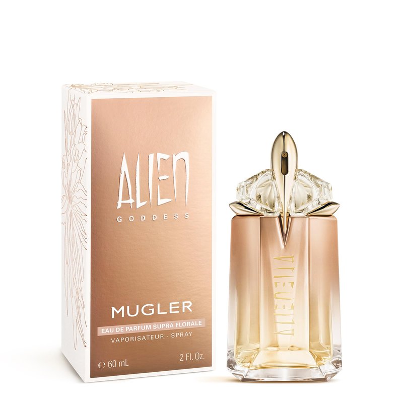 Mugler - Alien Goddess Supraflorale - Eau de Parfum - Floral Ambery Womens Perfume - With Cactus Flower, Jasmine & Everlasting Flower Accords - 2.0 Fl Oz