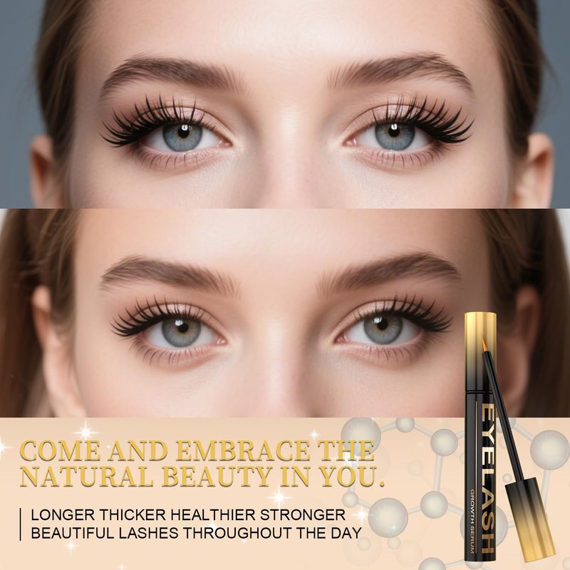 Eyelash Growth Serum - Premium Lash Enhancer for Longer, Thicker Lashes | 5 mL, Sensitive Eyes Formula