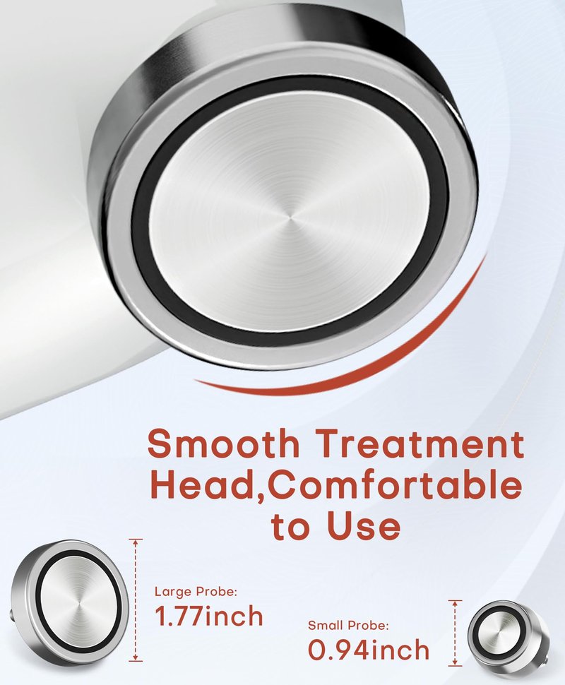 MLAY Professional RF Beauty Machine, Radio Frequency Face Machine with 2 Probes, at Home Radio Frequency Skin Tightening for Lifting, Wrinkle Reducing, Anti Aging - Salon Effects（Gel Included）