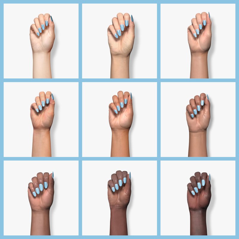 Double Rhythm 15ML Gel Polish Pure Sheer Same Color Same Bottle Soak Off Gel Polish Art Manicure Salon DIY at Home for Women (Dark Blue-A1335)