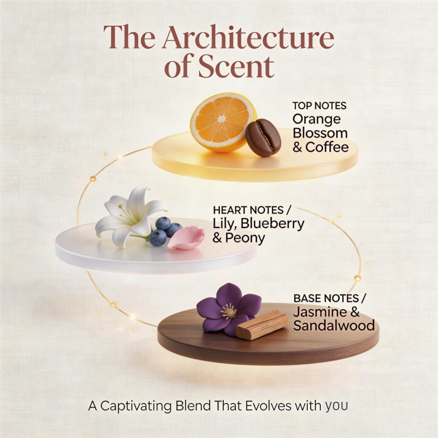 Venom Scents 3PCS Pheromones for Women, Jasmine Lily & Peony Long-Lasting Floral Perfume Collection (30ml Each)