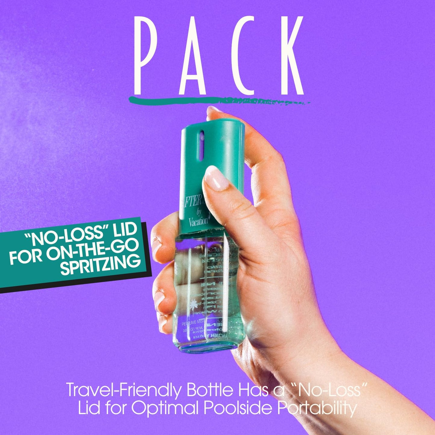 Vacation After Sun Body Mist - Aloe Vera & Iced Cucumber Water Scent | Travel Size 3 fl oz