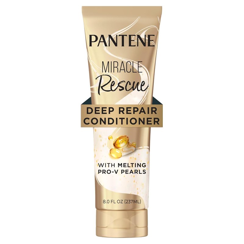 Pantene Miracle Rescue Deep Conditioner - Intense Moisture for Dry, Damaged Hair | 8 Oz